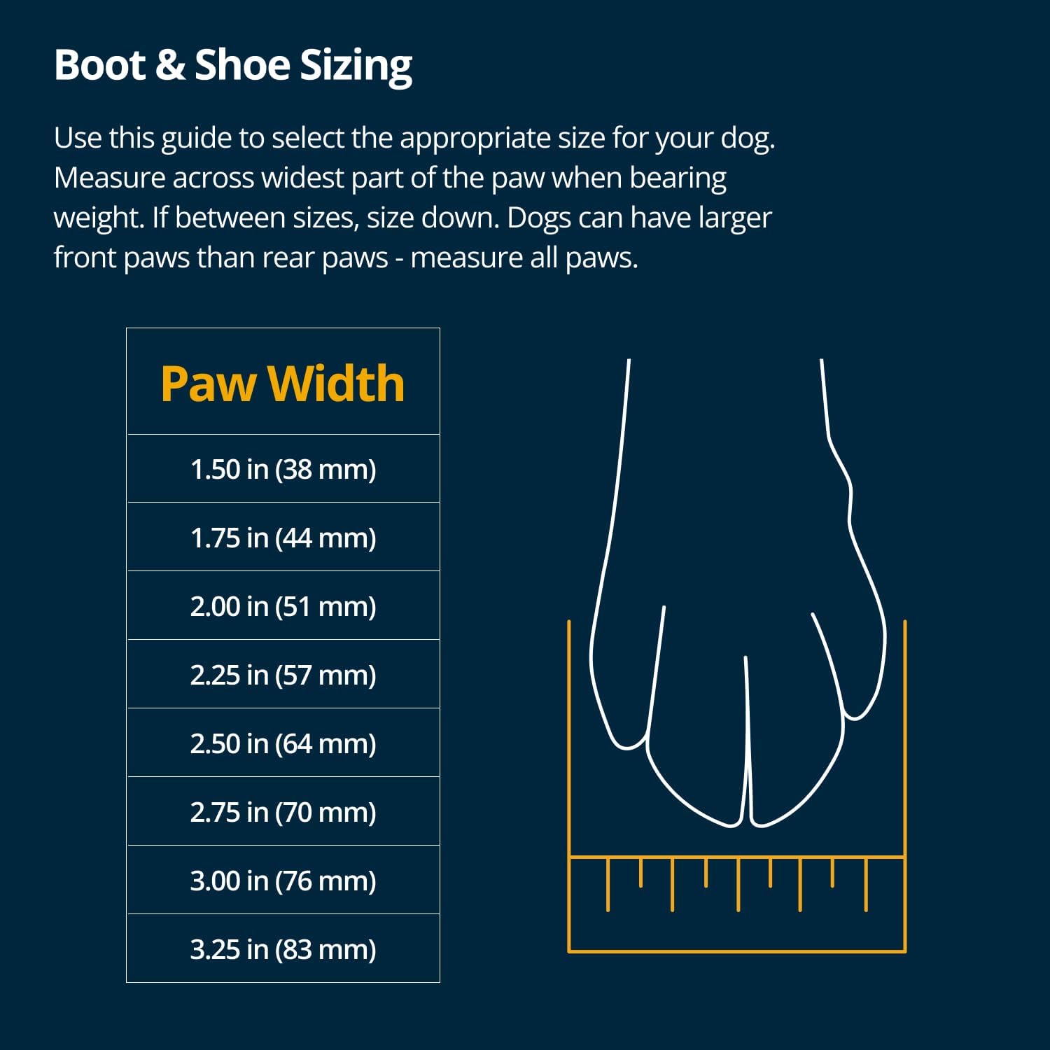 Bottines Tout-Terrain pour Chien (Lot de 2), Chiens de très Grande Taille, Taille: 83 mm, Noir (Obsidian Black), Grip Trex Noir (Obsidian Black) 83 mm