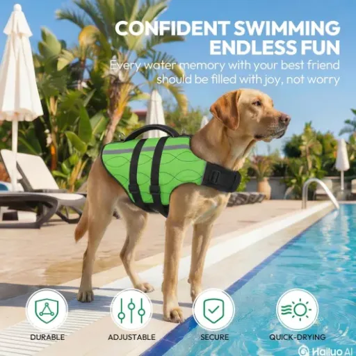 Test KONVINIT Gilet de Sauvetage pour Chien : un gilet simple, visible et plutôt bien fichu pour les sorties à l’eau