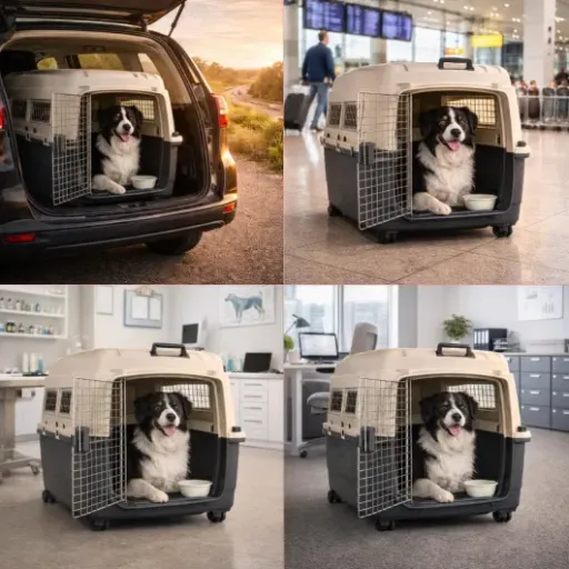 Test Flamingo Fomad S : la petite cage de transport en plastique qui fait le job pour les chiens de taille mini