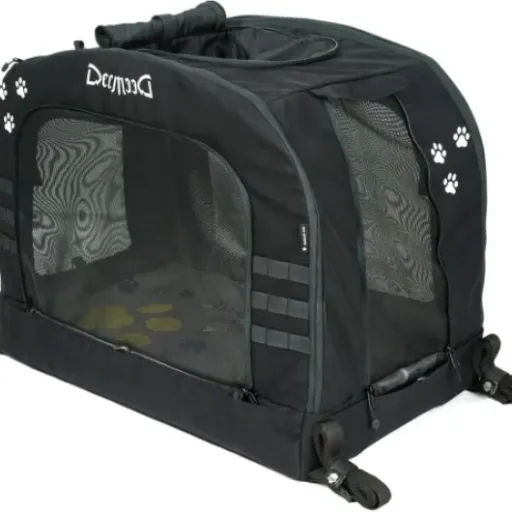 Test DEEMEED Dog Bag XL : le sac moto pour gros chien qui tient vraiment la route