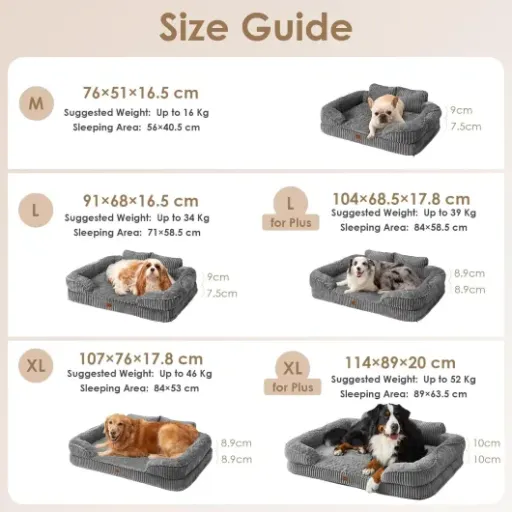 Test EHEYCIGA Panier Chien XXL : un vrai canapé pour gros chien qui cherche du confort