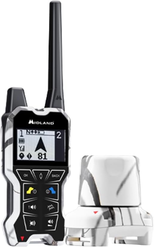 Beeper One GPS - Localisateur pour Chiens - Couverture jusqu'à 2,5 km - Vibro - Affichage de la Distance et de la Position auxiliaires- Télécommande avec Grand écran - Localisateur Acoustique