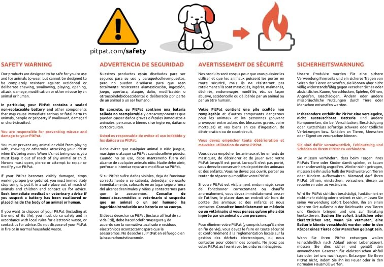 PitPat Traceur GPS pour Chien - Convient à Tous Les Chiens et se Fixe au Collier Rouge