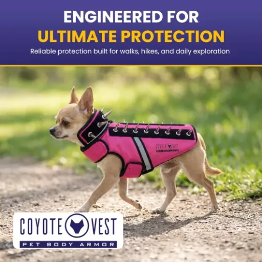 Test CoyoteVest SpikeVest : le gilet à pics qui rassure quand on a un petit chien fragile