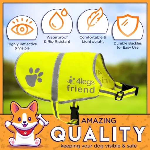Test gilet de sécurité 4LegsFriend XXS : visible, léger… mais pas pour les chiens bourrins