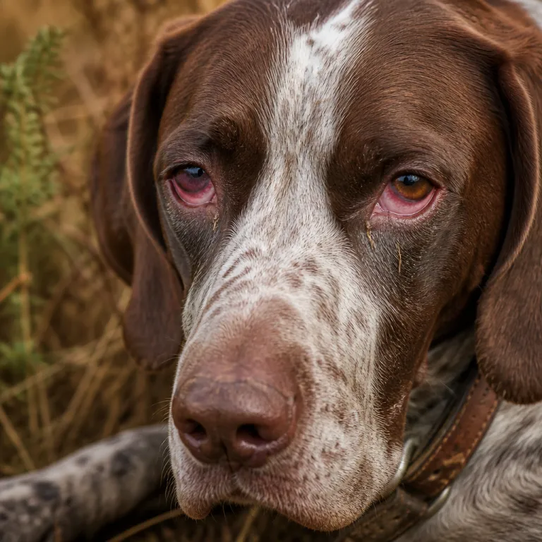 Chien aux yeux rouges : comprendre les risques pour le chien de chasse